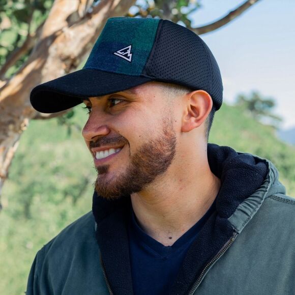 Mens plaid trucker hat NWT fleece insert - Picture 9 of 9